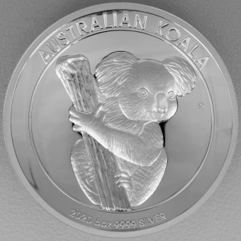 Silbermünze 5oz "Koala" 2020 (PP/HR) (Australien)