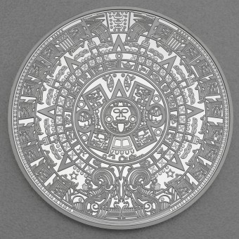 Silbermünze 5oz "Aztekenkalender" 2021 (PP) (Samoa)