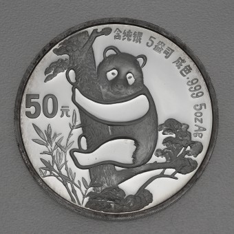 Silbermünze 5oz "Panda" 1987 (China)