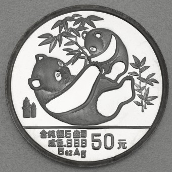 Silbermünze 5oz "Panda" 1989 (China)