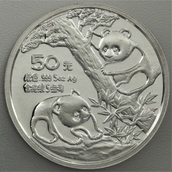 Silbermünze 5oz "China Panda - 1990" 
