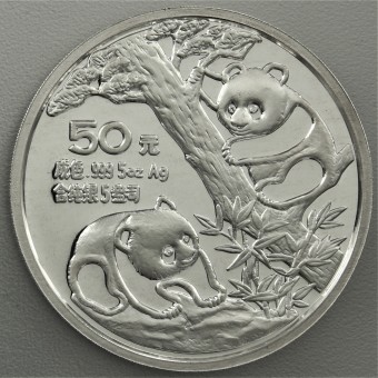Silbermünze 5oz "Panda" 1990 (China)