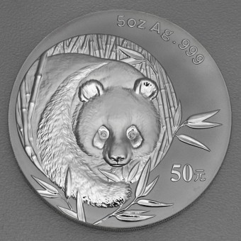 Silbermünze 5oz "China Panda - 2003" 
