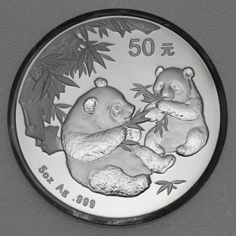 Silbermünze 5oz "Panda" 2006 (China)