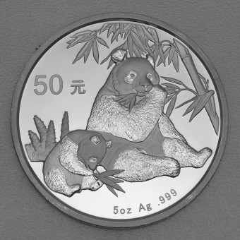 Silbermünze 5oz "China Panda - 2007" 
