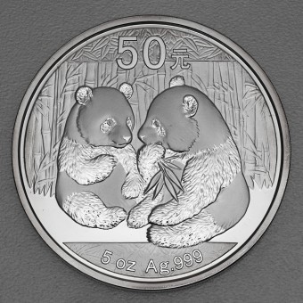 Silbermünze 5oz "Panda" 2009 (China)
