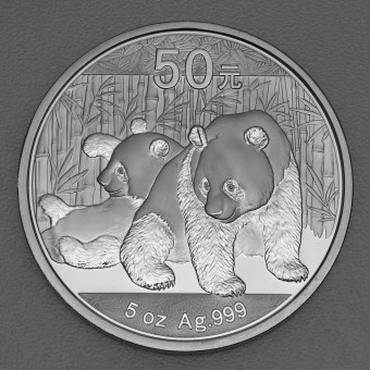 Silbermünze 5oz "Panda" 2010 (China)