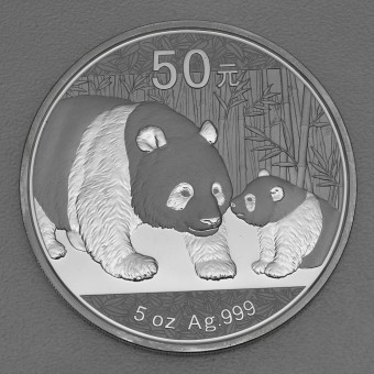 Silbermünze 5oz "Panda" 2011 (China)