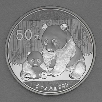 Silbermünze 5oz "Panda" 2012 (China)
