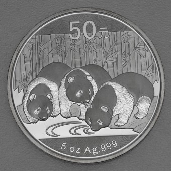Silbermünze 5oz "China Panda - 2013" 