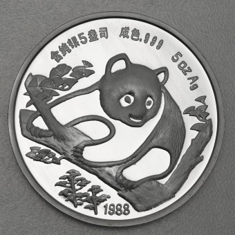 Silbermünze 5oz "China Panda - München 1988" 