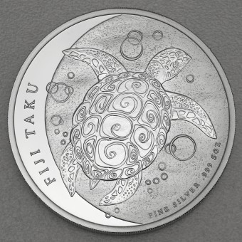 Silbermünze 5oz "Fiji Taku Schildkröte" 2013 (Fidschi)