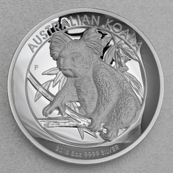 Silbermünze 5oz "Koala" 2018 (PP/HR) (Australien)