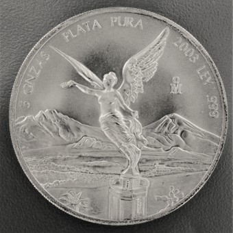 Silbermünze 5oz "Libertad" 2003 (Mexiko)