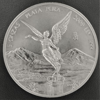 Silbermünze 5oz "Libertad - 2009" 