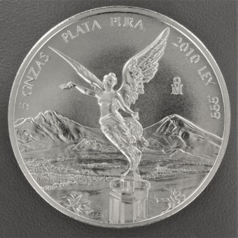 Silbermünze 5oz "Libertad" 2010 (Mexiko)