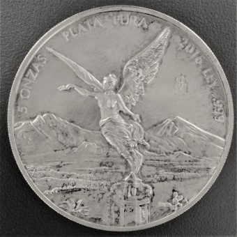 Silbermünze 5oz "Libertad - 2016" 