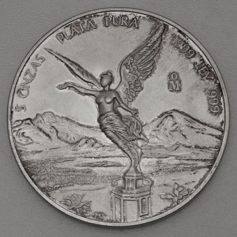 Silbermünze 5oz "Libertad" 1999 (Mexiko)