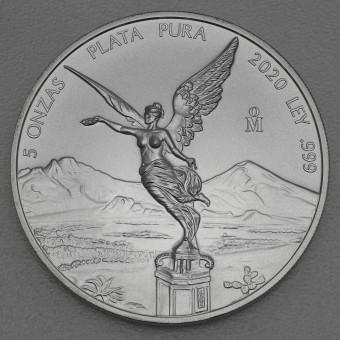 Silbermünze 5oz "Libertad" 2020 (Mexiko)