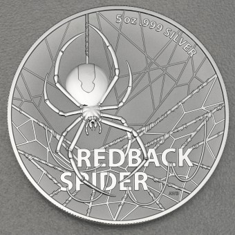 Silbermünze 5oz "Redback Spider 2021" (RAM) "Australias Most Dangerous" Serie