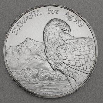 Silbermünze 5oz "Slovakia Eagle 2021" (Niue) 