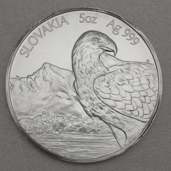 Silbermünze 5oz "Slovakia Eagle" 2021 (Niue)