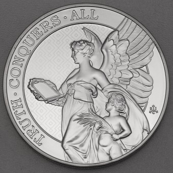 Silbermünze 5oz "Truth" 2022 The Queen's Virtues (St. Helena)