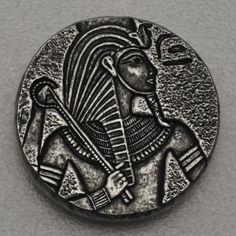 Silbermünze 5oz "Tutanchamun" 2016 Ägyptische Relikte (Tschad)