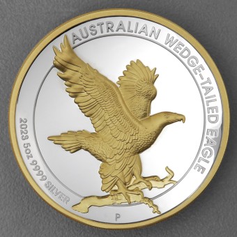 Silbermünze 5oz "Wedge-tailed Eagle" 2023 (PP/HR) (Australien)