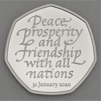 Silbermünze 8g "Withdrawal from the EU" 2020 (PP) (Großbritannien)