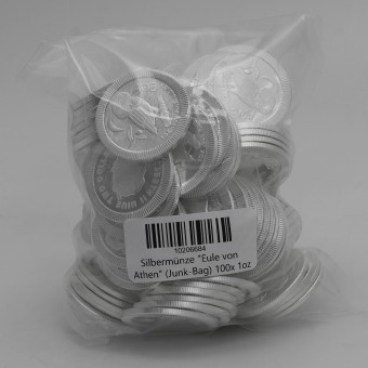 Silbermünze "Eule von Athen" (Junk-Bag) 100x 1oz 