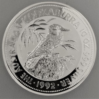 Silbermünze 10oz "Kookaburra - 1992" 
