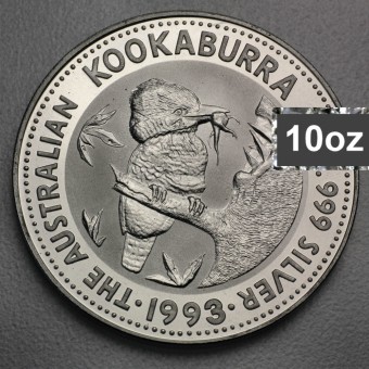 Silbermünze 10oz "Kookaburra - 1993" 