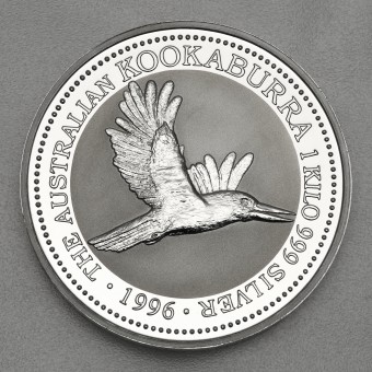 Silbermünze 1kg "Kookaburra" 1996 (Australien)