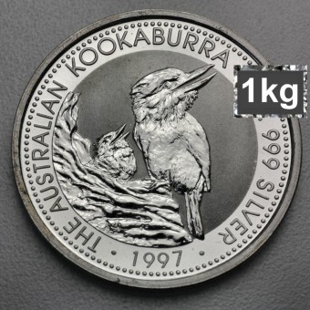 Silbermünze 1kg "Kookaburra - 1997" 