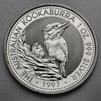 Silbermünze 1oz "Kookaburra" 1997 (Australien)
