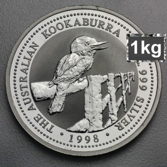 Silbermünze 1kg "Kookaburra - 1998" 