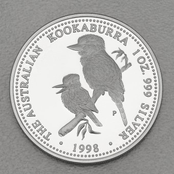 Silbermünze 1oz "Kookaburra" 1998 (PP) (Australien)