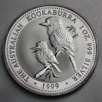 Silbermünze 1oz "Kookaburra" 1999 (Australien)