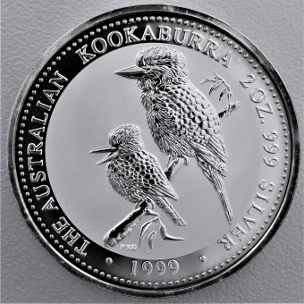 Silbermünze 2oz "Kookaburra - 1999" 