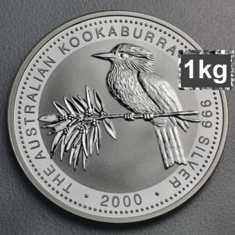 Silbermünze 1kg "Kookaburra - 2000" 