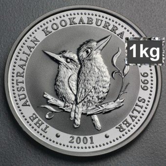 Silbermünze 1kg "Kookaburra - 2001" 