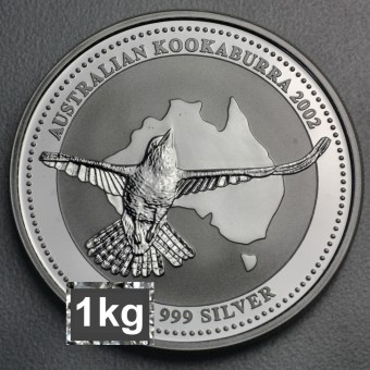 Silbermünze "Kookaburra - 2002" 1kg 