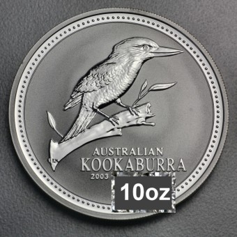 Silbermünze 10oz "Kookaburra" 2003 (Australien)