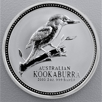 Silbermünze 2oz "Kookaburra - 2003" 