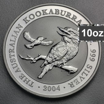 Silbermünze 10oz "Kookaburra - 2004" 