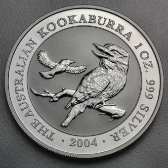 Silbermünze 1oz "Kookaburra" 2004 (Australien)