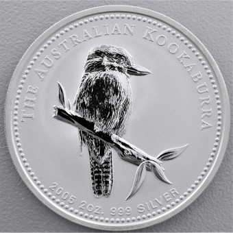 Silbermünze 2oz "Kookaburra - 2005" 