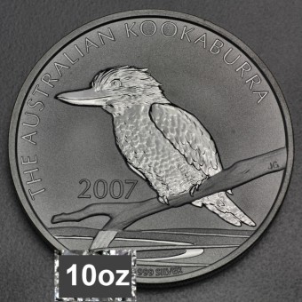 Silbermünze 10oz "Kookaburra - 2007" 