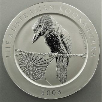 Silbermünze 1kg "Kookaburra" 2008 (Australien)